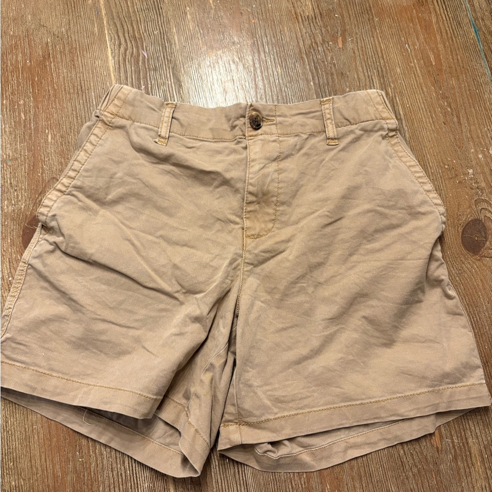 Old Navy girls Khaki Flat Front Shorts